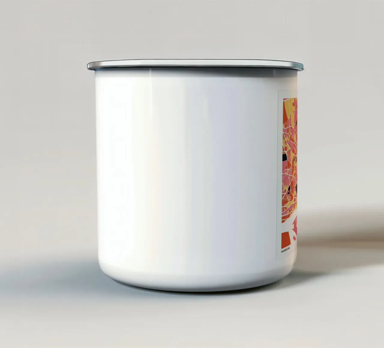 Hamburg II tazza in smalto da The Cartography Collection