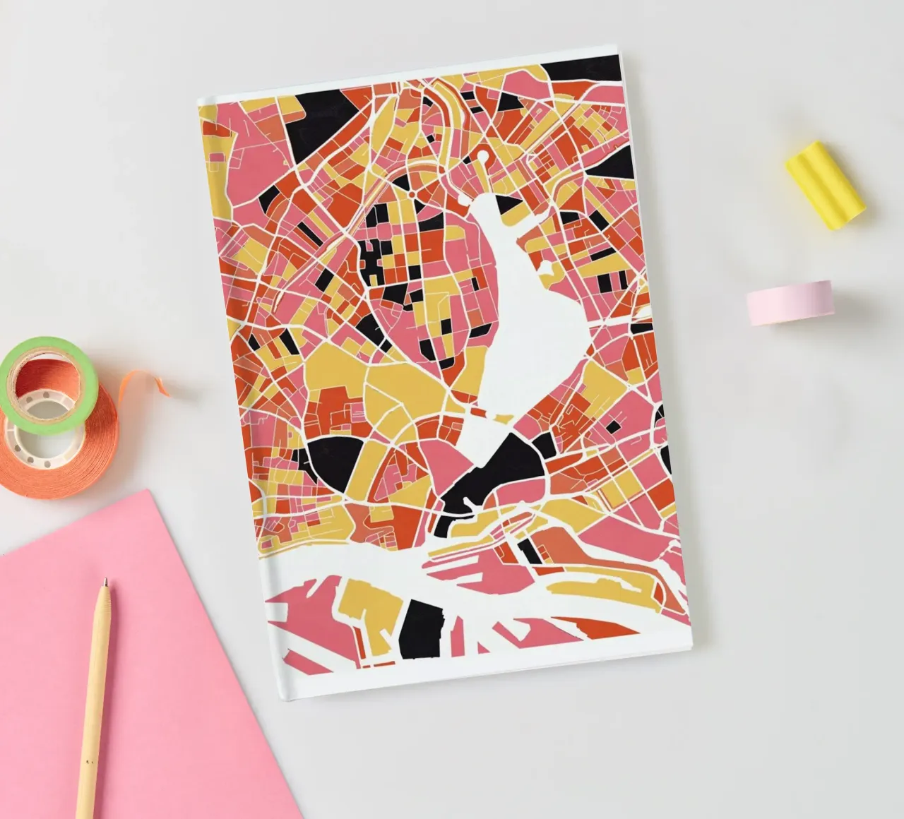 Hamburg II notebook by The Cartography Collection