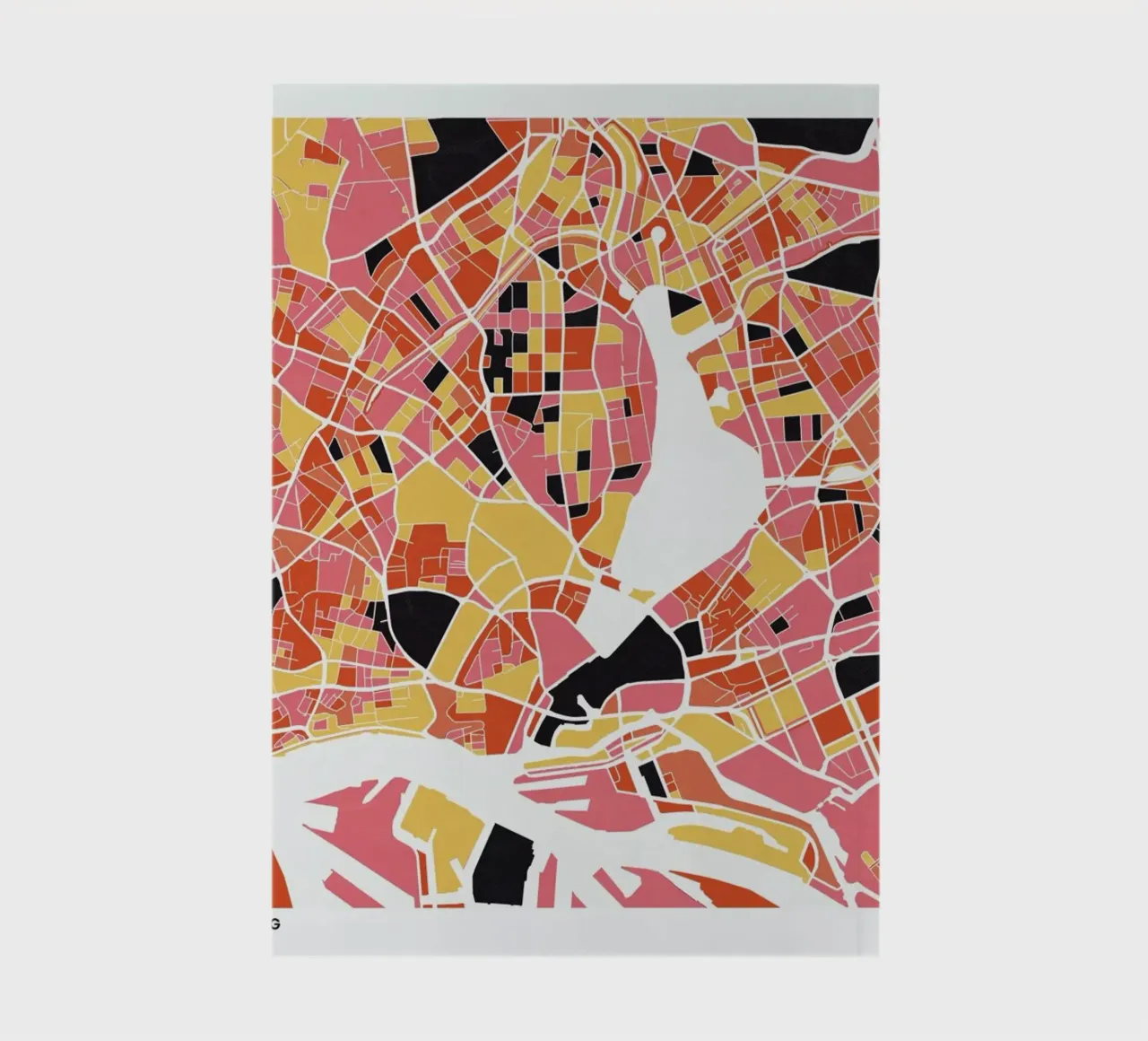 Hamburg II notebook by The Cartography Collection
