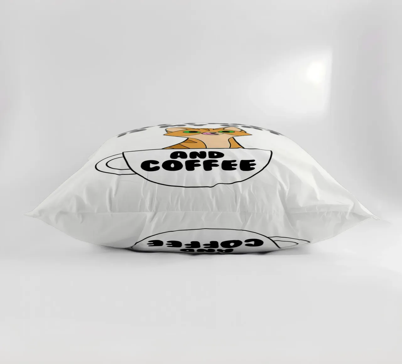 Caffè gatto Amore cuscino da Bartosz Powalka