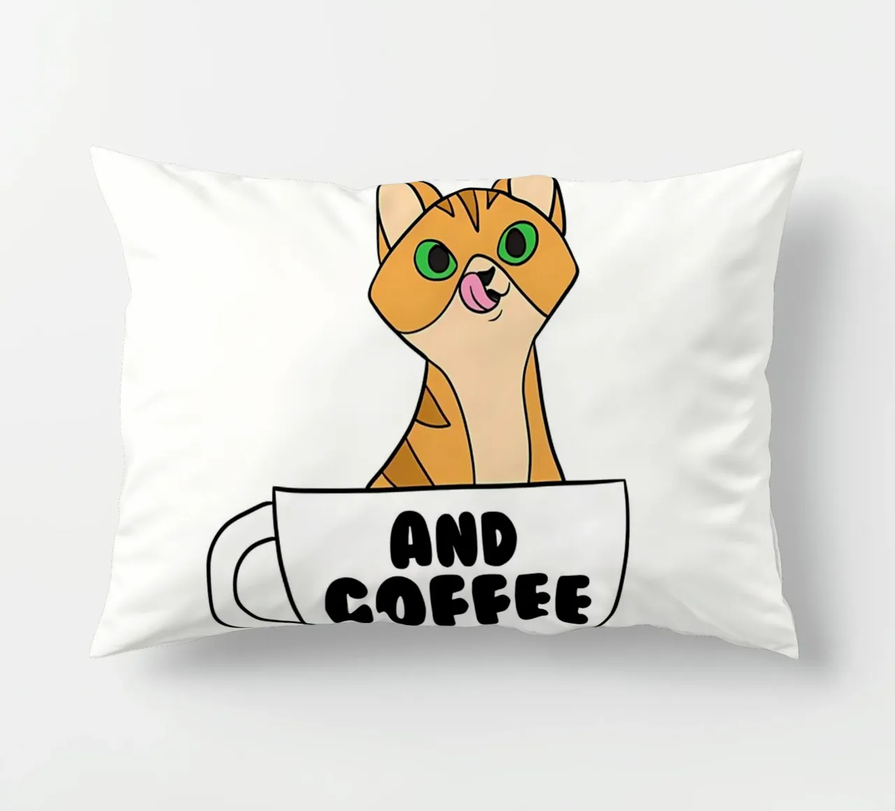 Caffè gatto Amore cuscino da Bartosz Powalka