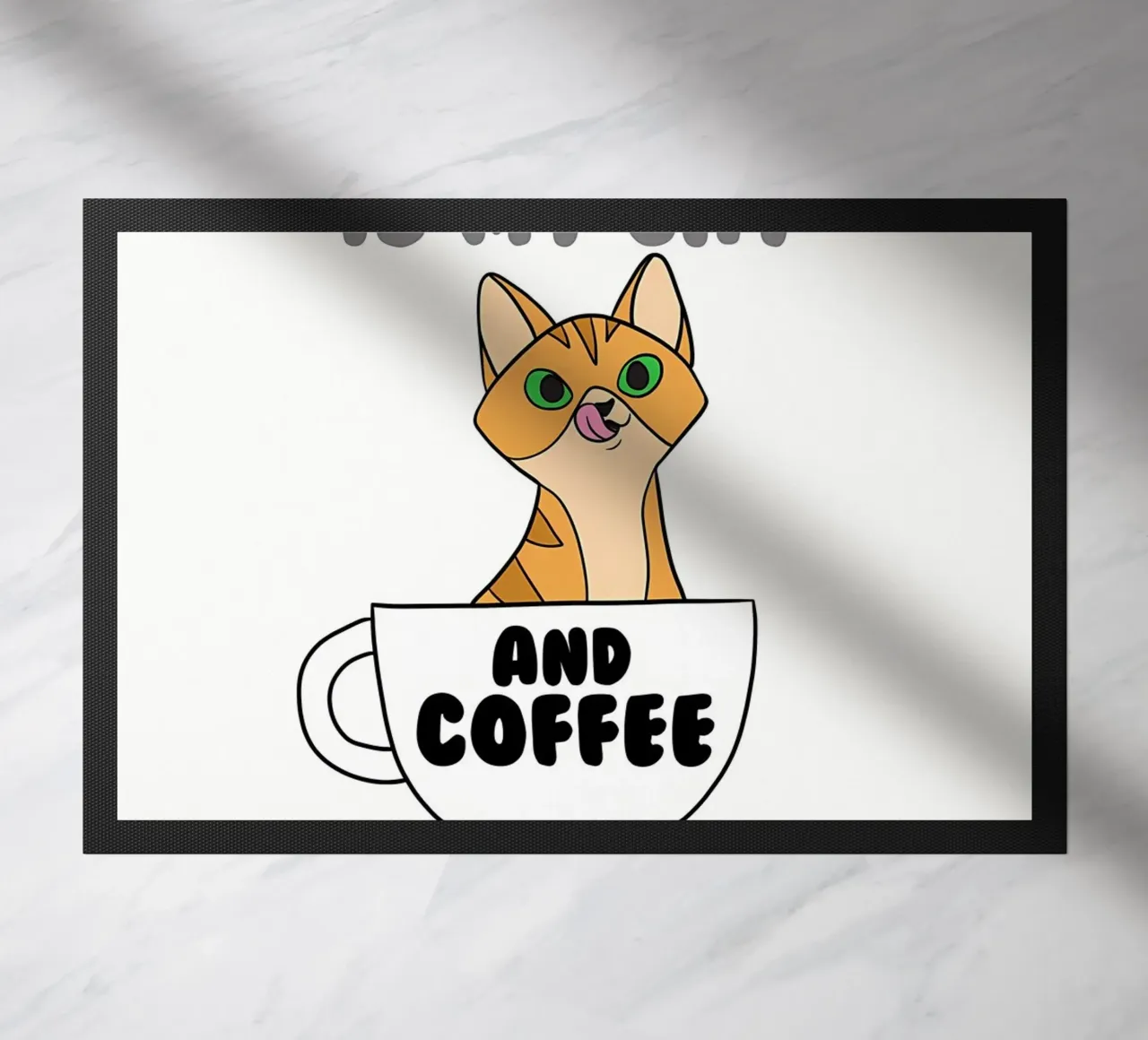 Caffè gatto Amore zerbino da Bartosz Powalka