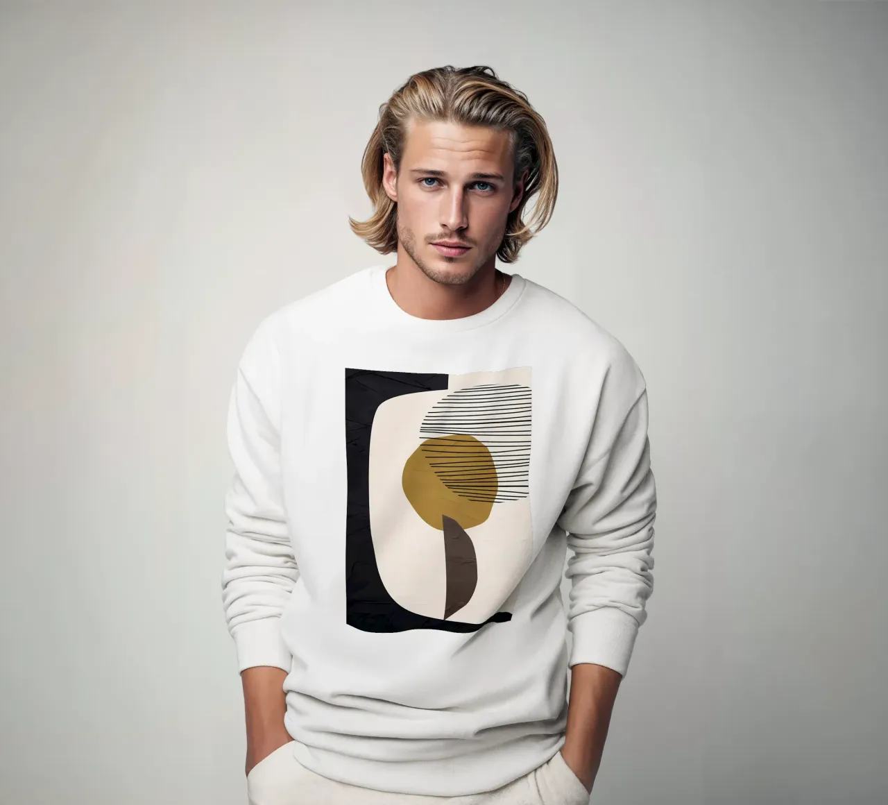 ASTRATTO ORGANICO 213C felpa da Aiden Garcia