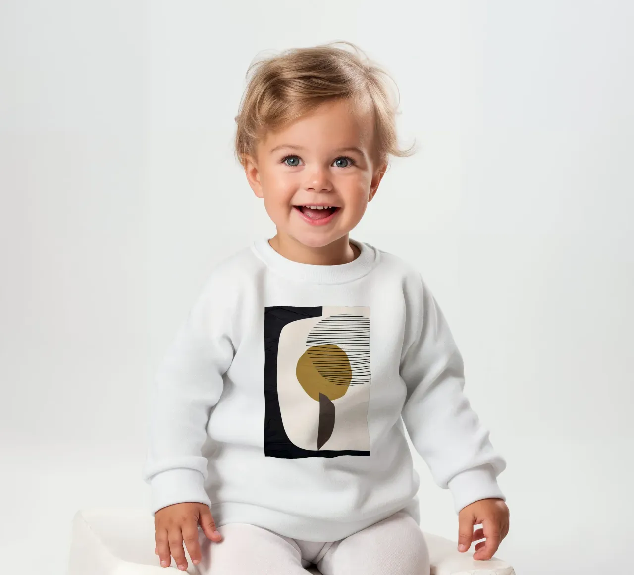 ASTRATTO ORGANICO 213C felpa neonato da Aiden Garcia