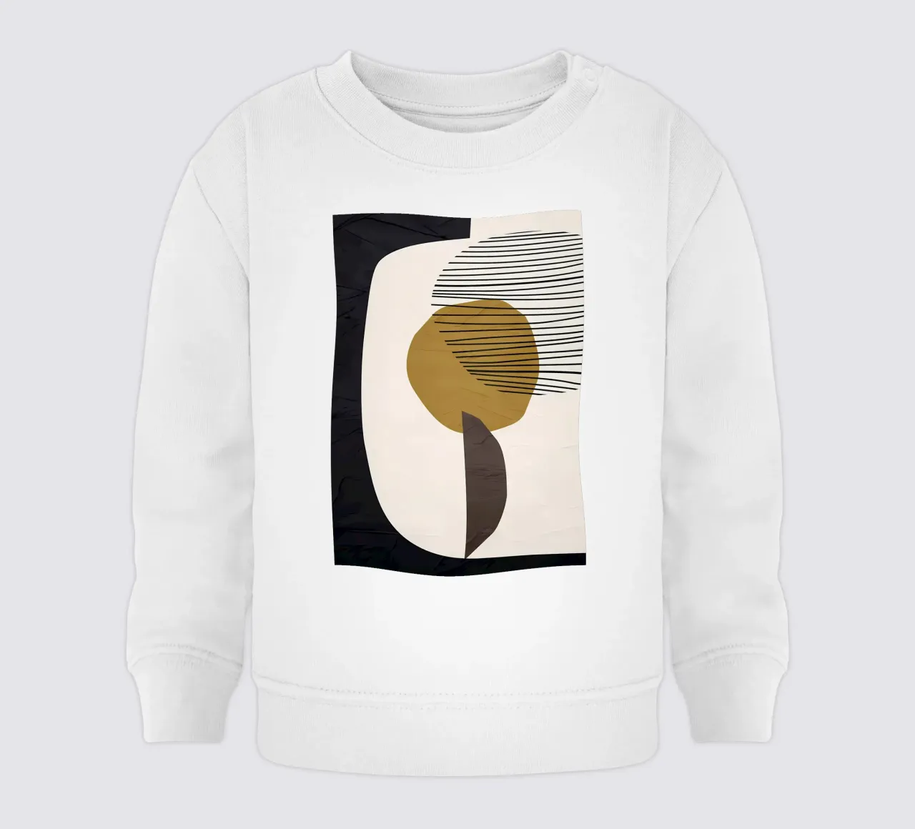 ASTRATTO ORGANICO 213C felpa neonato da Aiden Garcia