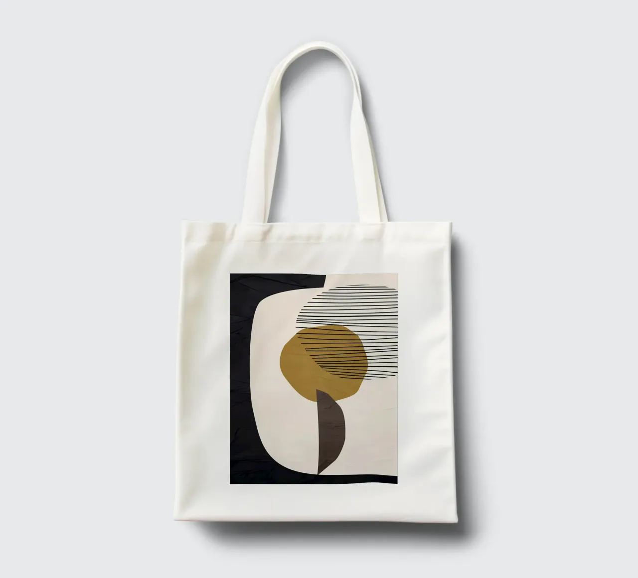 ASTRATTO ORGANICO 213C borsa in juta da Aiden Garcia
