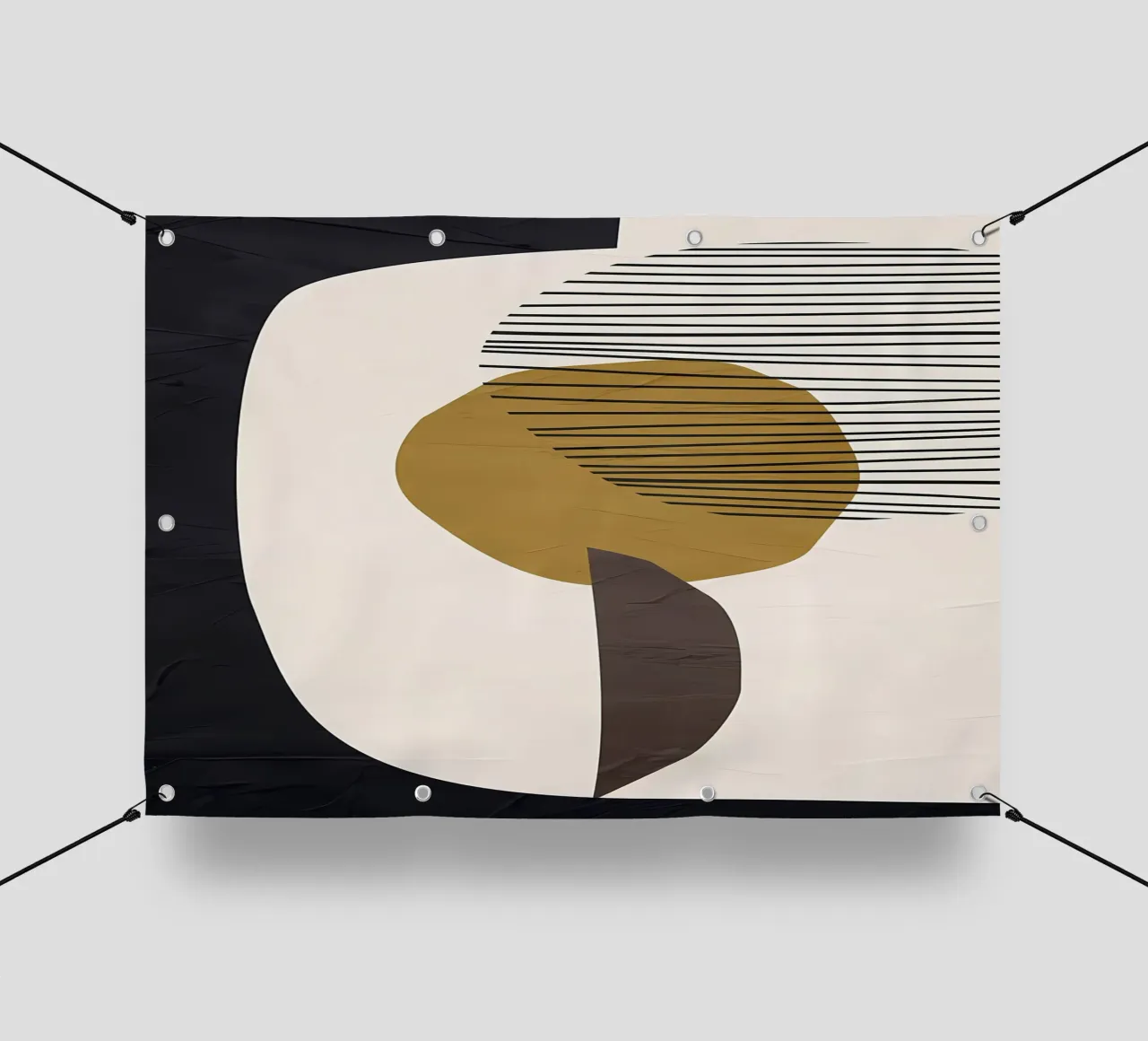 ASTRATTO ORGANICO 213C telo in pvc da Aiden Garcia