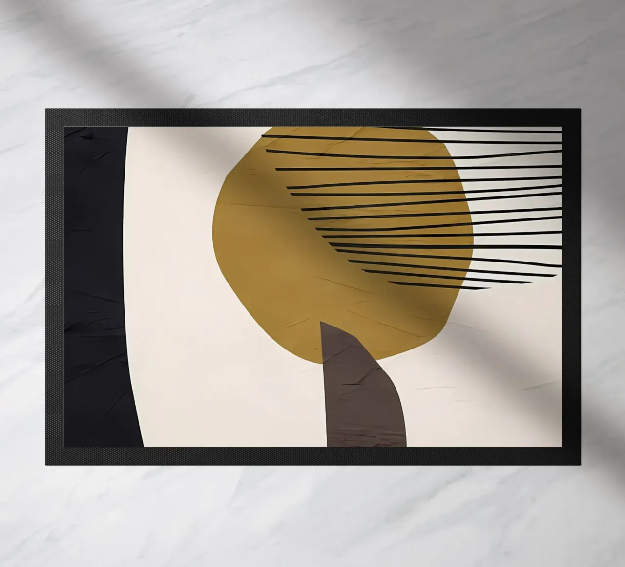 ORGANISCH ABSTRACT 213C deurmat van Aiden Garcia