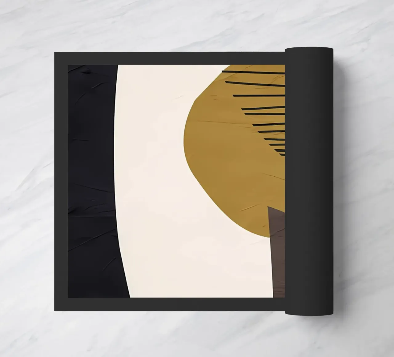 ORGANISCH ABSTRAKT 213C Fußmatte von Aiden Garcia