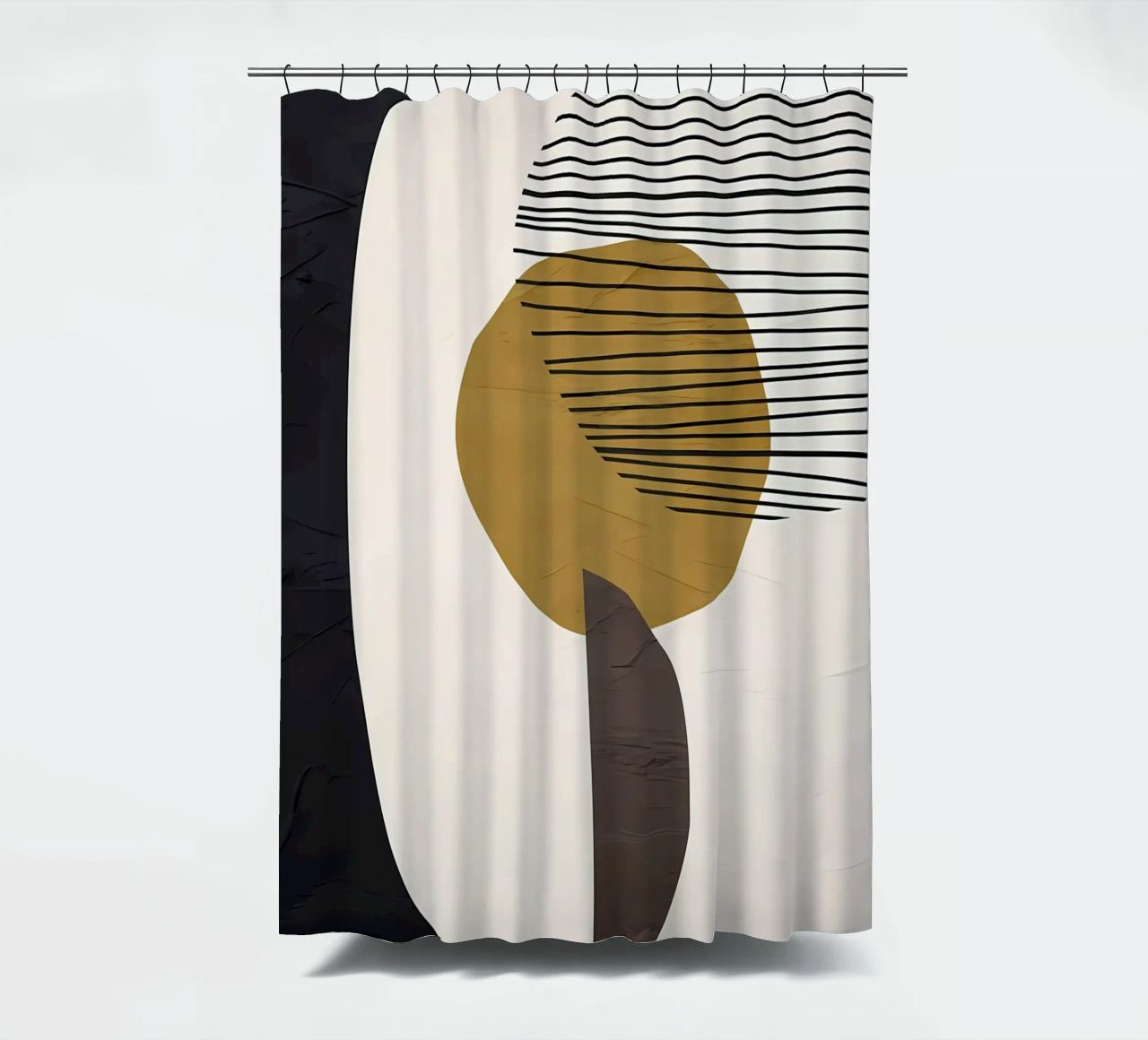 ORGANISCH ABSTRAKT 213C Duschvorhang von Aiden Garcia