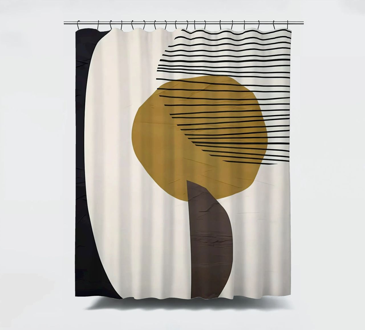 ORGANISCH ABSTRAKT 213C Duschvorhang von Aiden Garcia