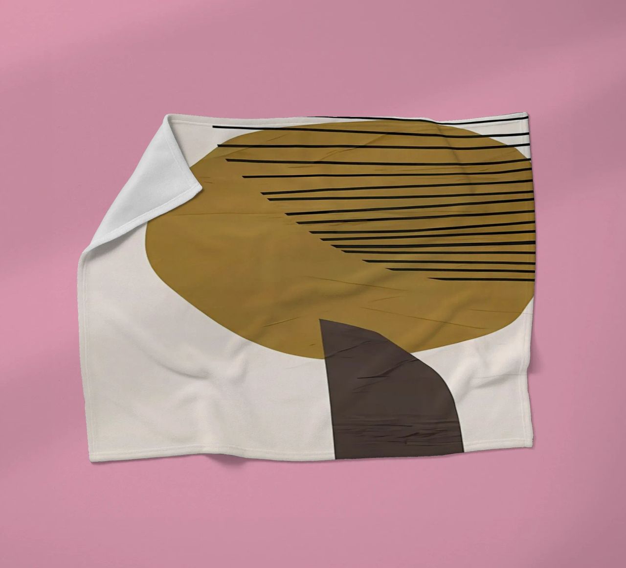 ASTRATTO ORGANICO 213C coperta in pile da Aiden Garcia