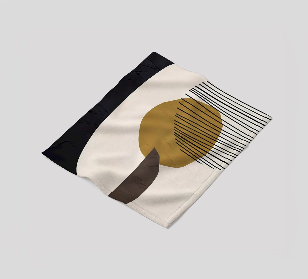 ASTRATTO ORGANICO 213C coperta in pile da Aiden Garcia