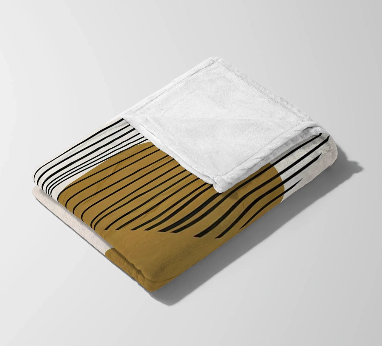 ASTRATTO ORGANICO 213C coperta in pile da Aiden Garcia