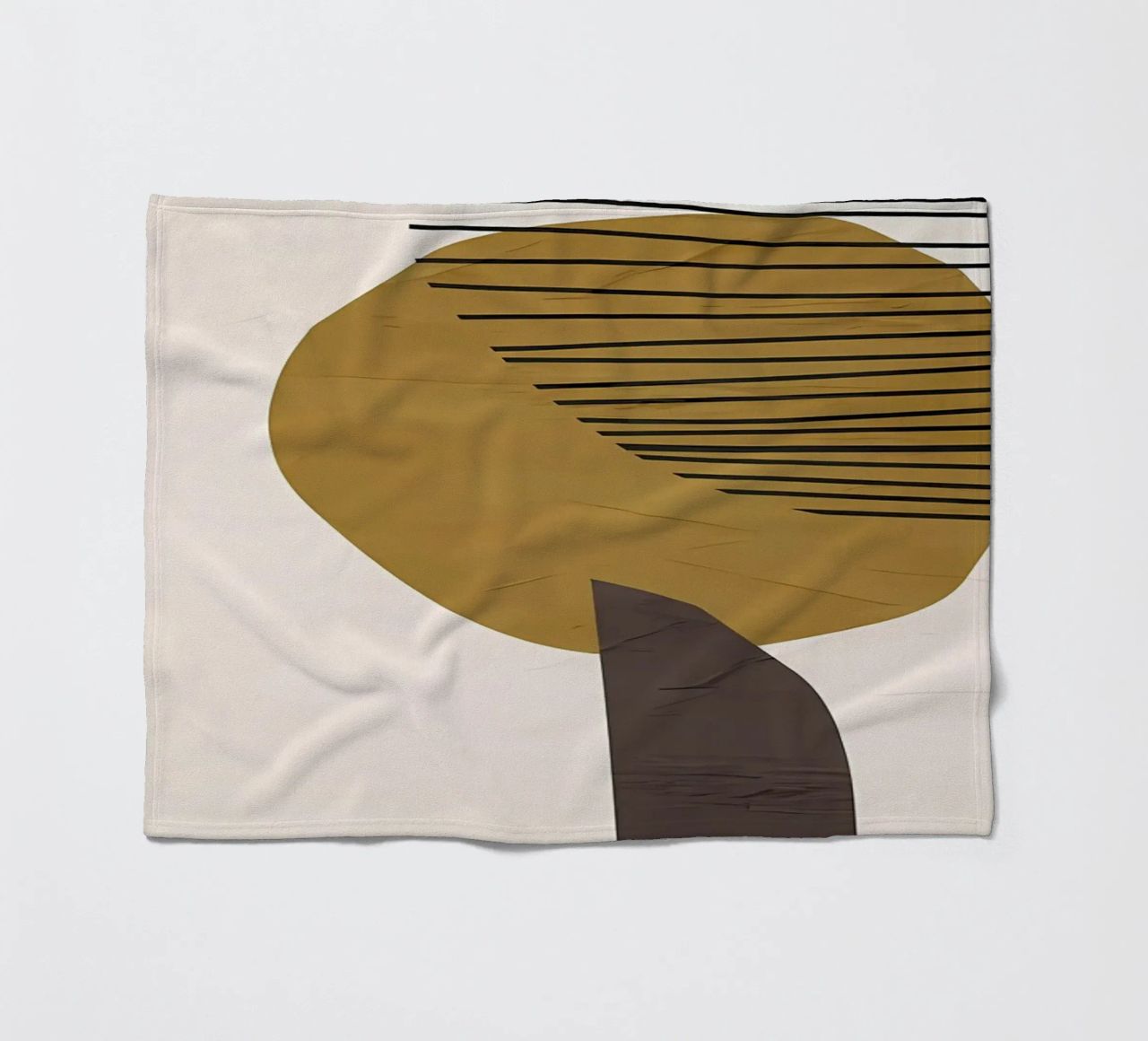 ASTRATTO ORGANICO 213C coperta in pile da Aiden Garcia