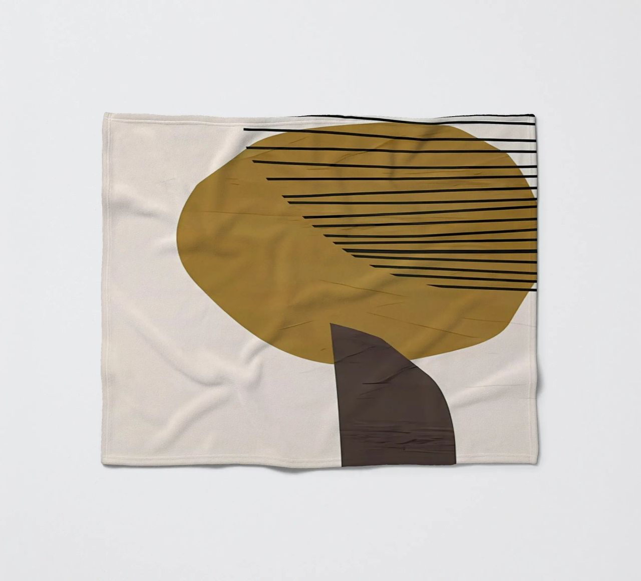 ASTRATTO ORGANICO 213C coperta in pile da Aiden Garcia