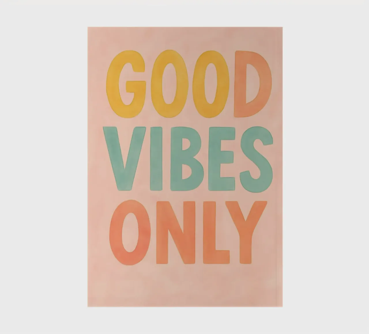 Good Vibes Only notebook by Grande Bellezza
