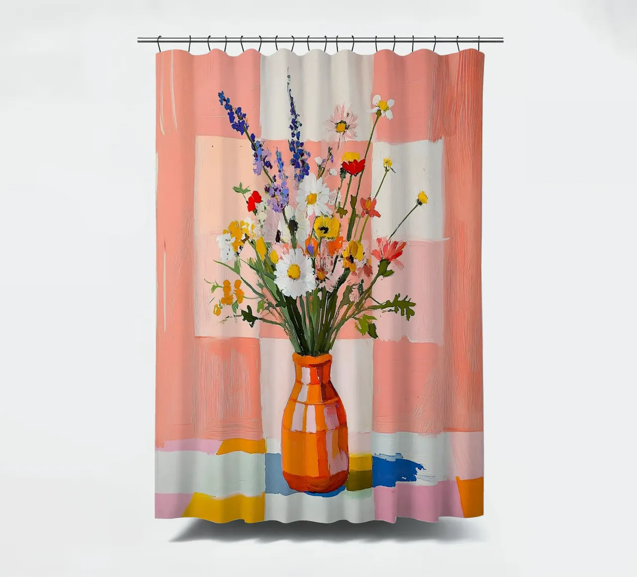Semplicità fiorente tenda da doccia da Nikis Art Studio