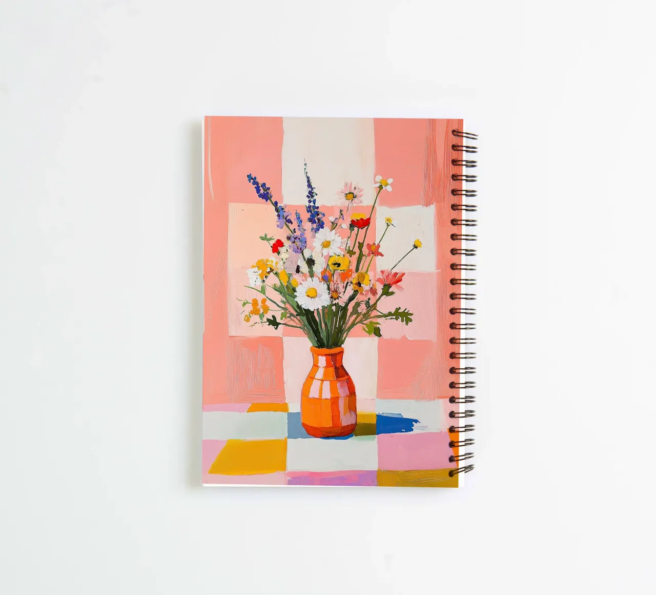 Flourishing simplicity spiral notebook by Nikis Art Studio