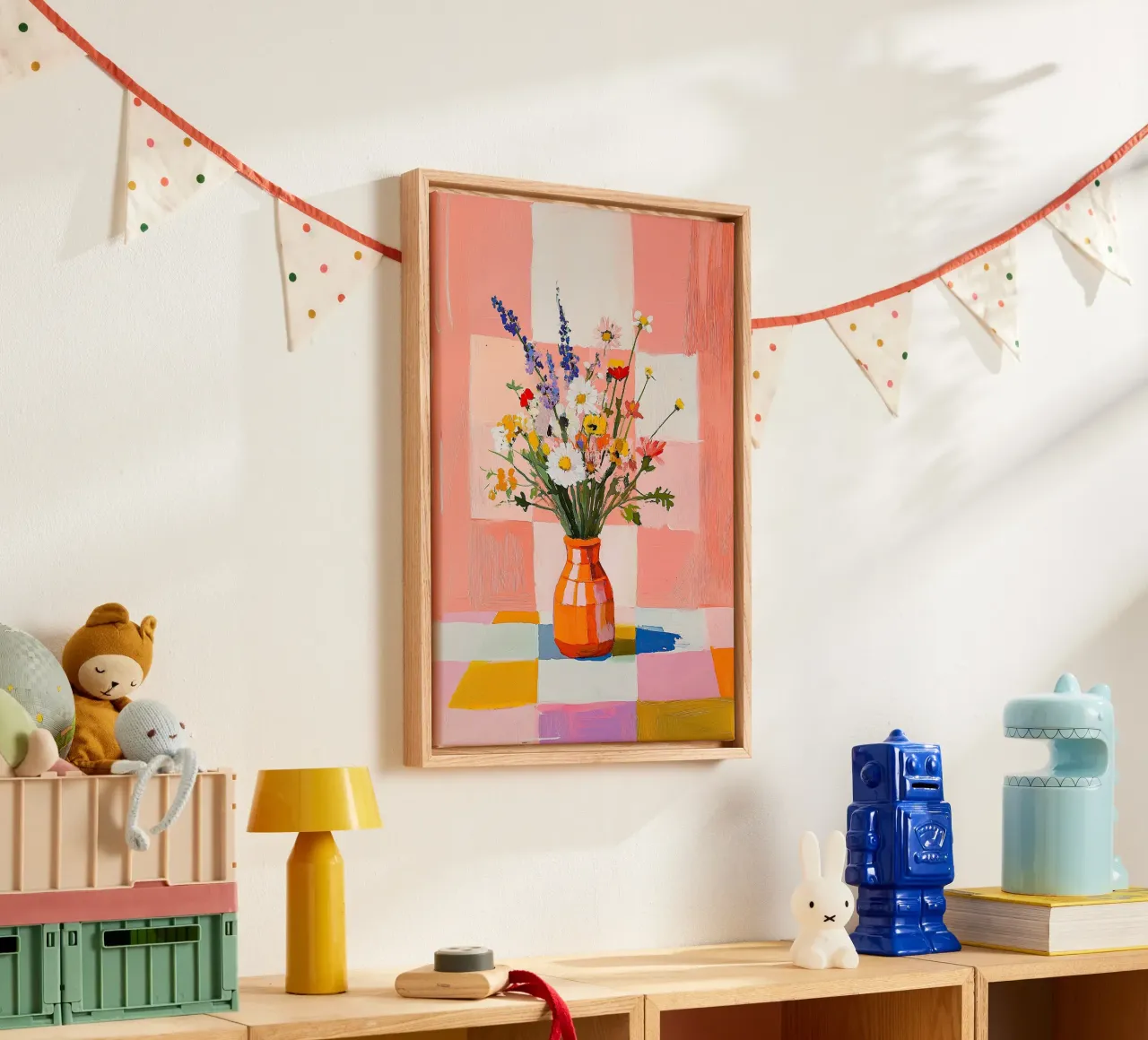 Semplicità fiorente tela da Nikis Art Studio