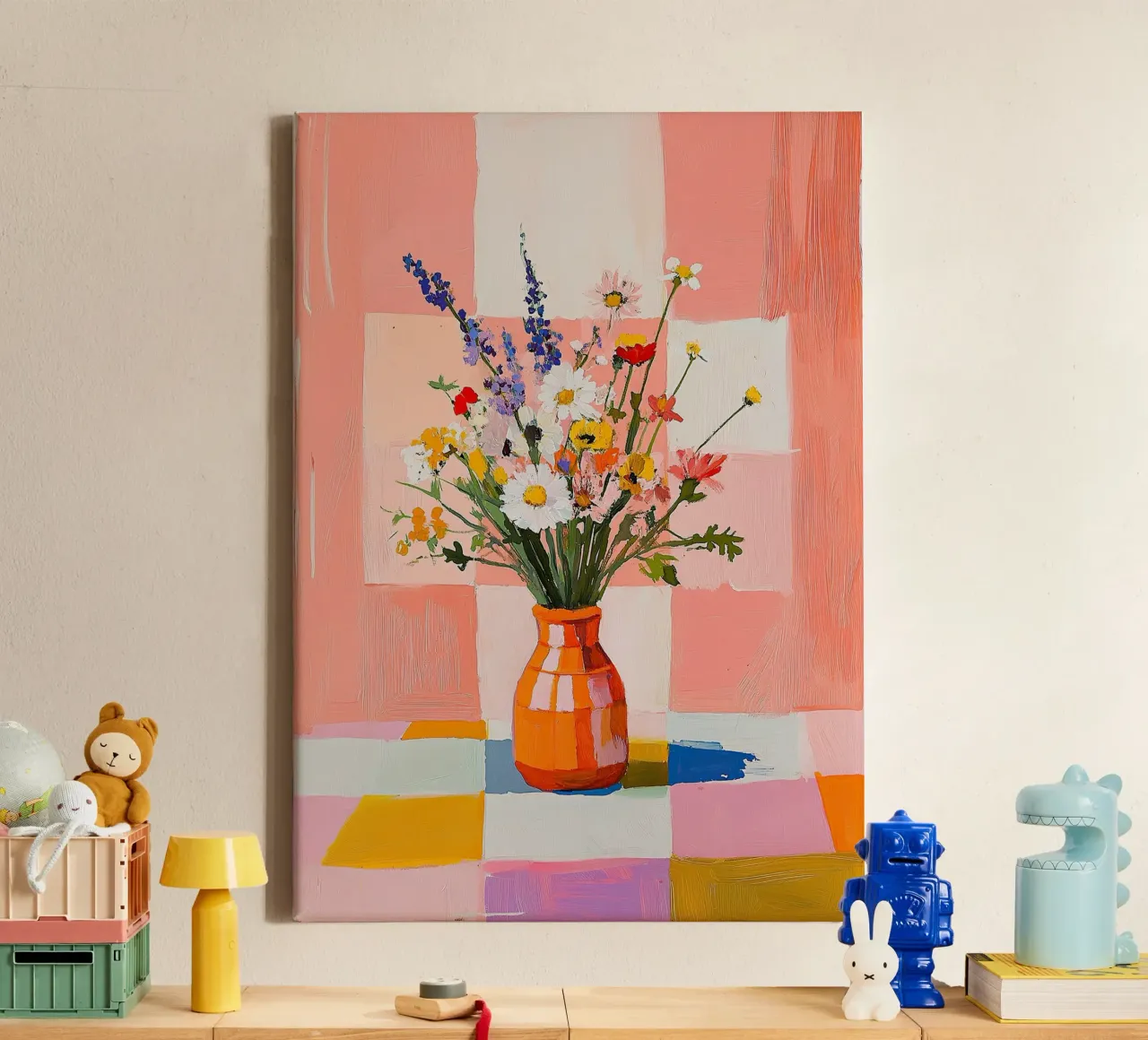 Semplicità fiorente tela da Nikis Art Studio