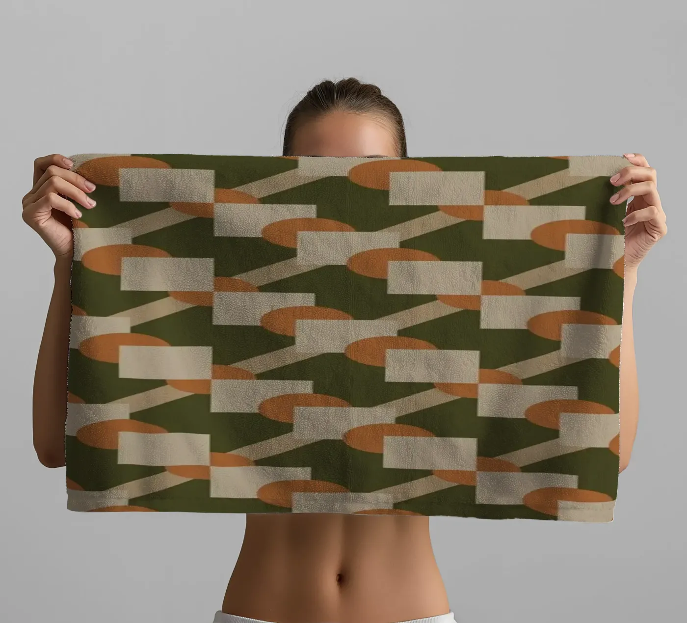 Geometrical pattern Handtuch von Little Dean