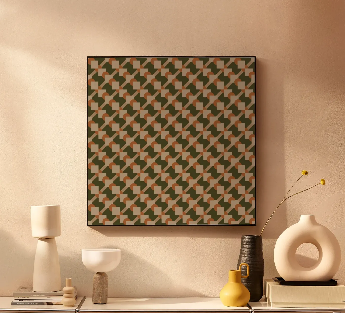 Geometrical pattern Acryl-Glas von Little Dean