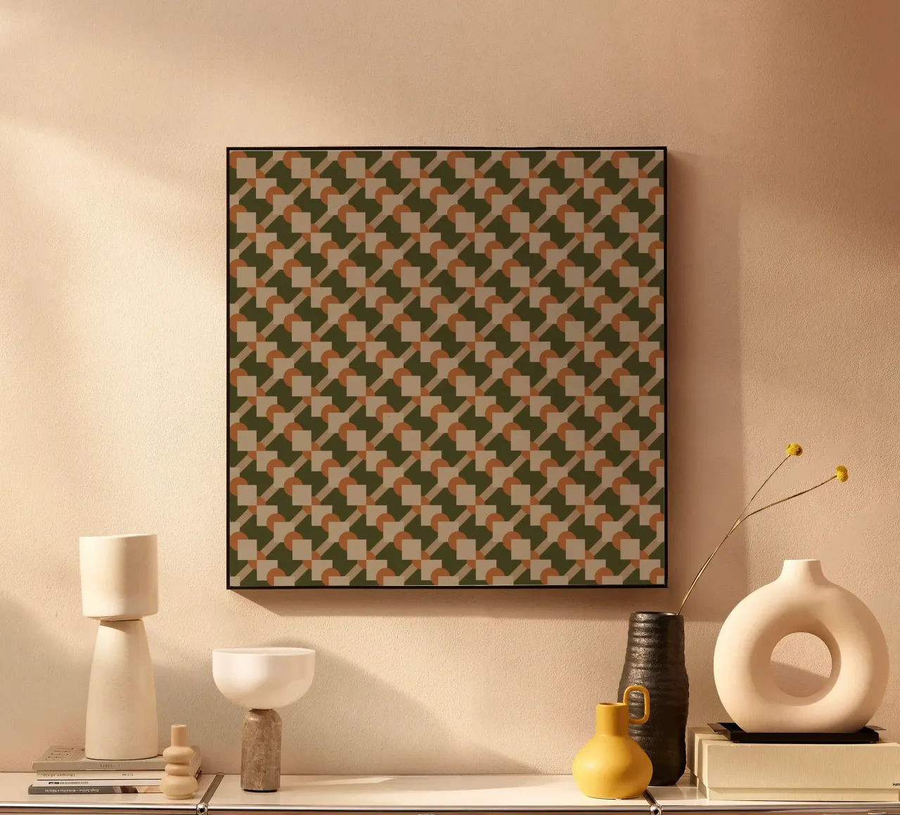 Geometrical pattern plexiglas de Little Dean