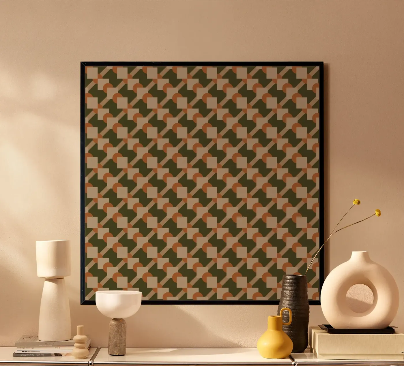 Geometrical pattern poster de Little Dean