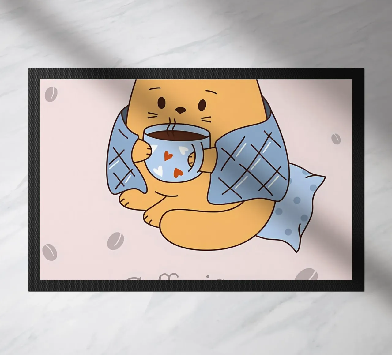Il caffè è il mio posto sicuro zerbino da Bartosz Powalka
