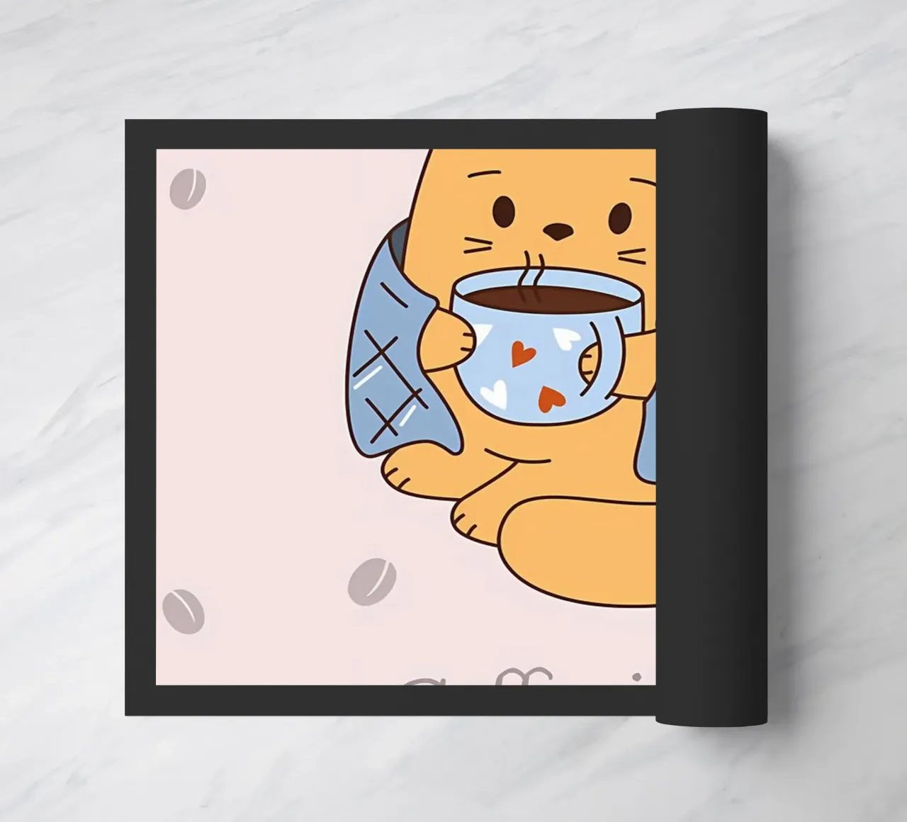 Il caffè è il mio posto sicuro zerbino da Bartosz Powalka
