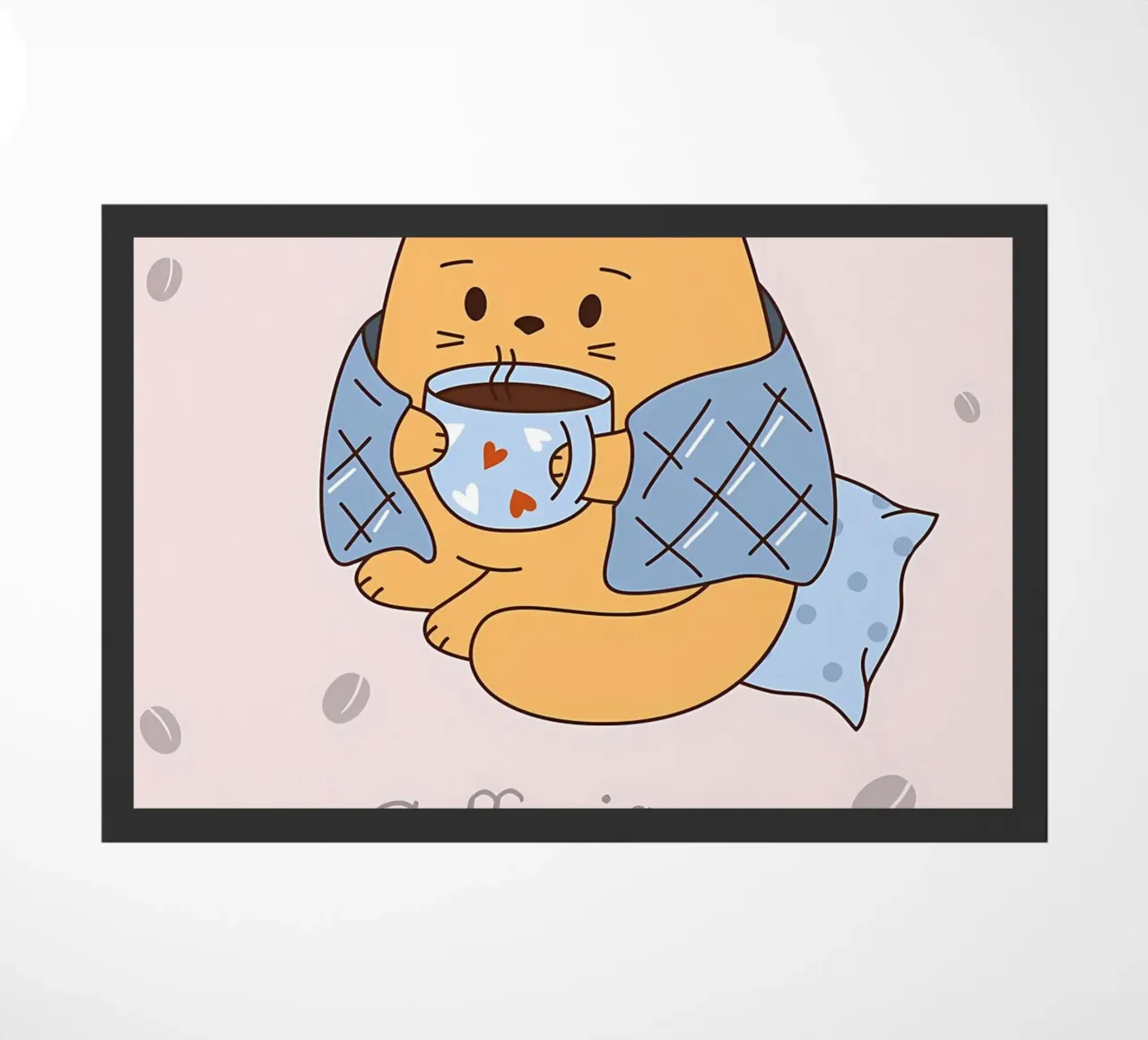 Il caffè è il mio posto sicuro zerbino da Bartosz Powalka
