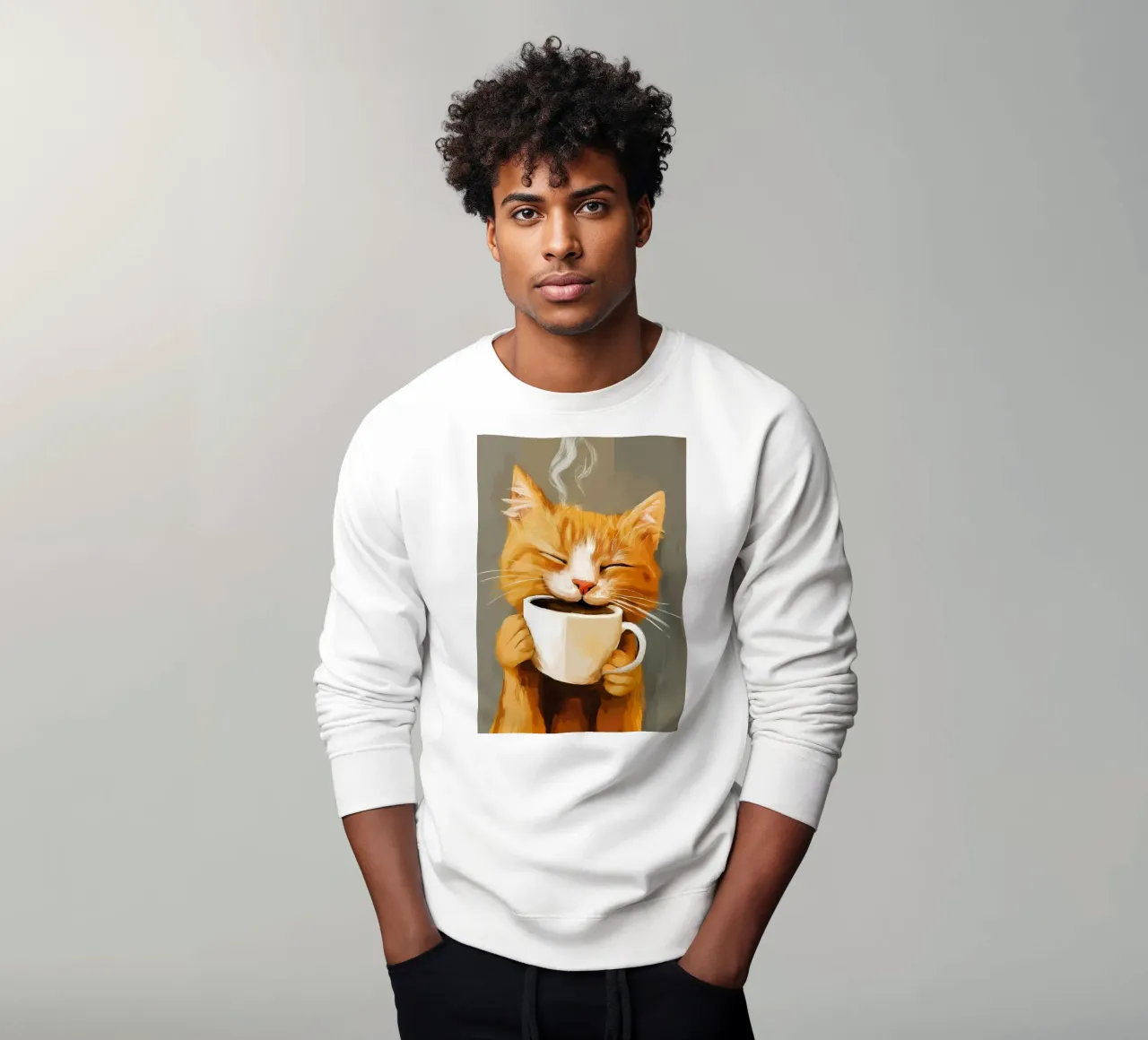 Caffè per gatti felpa da Bartosz Powalka