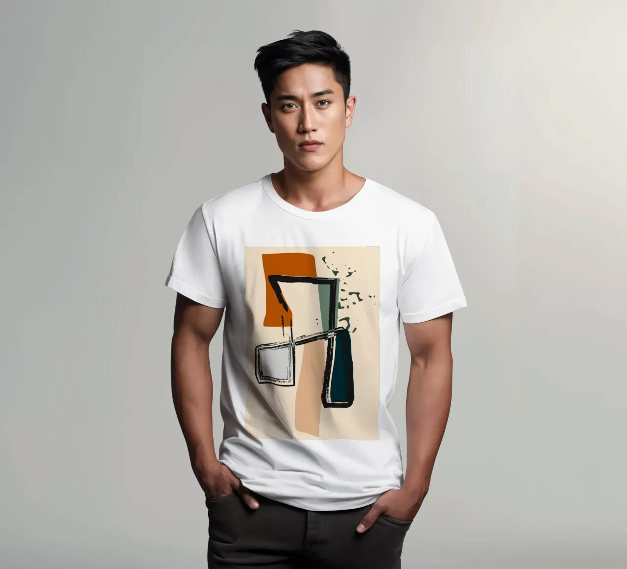 Abstract shapes t-shirt da LisaArtes