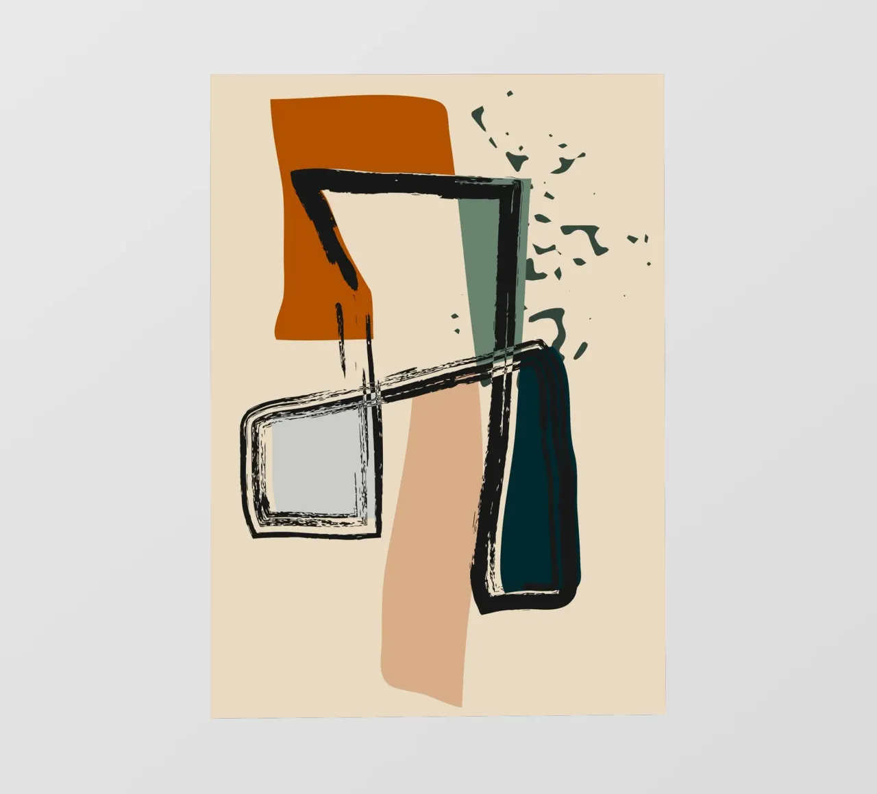 Abstract shapes telo in pvc da LisaArtes