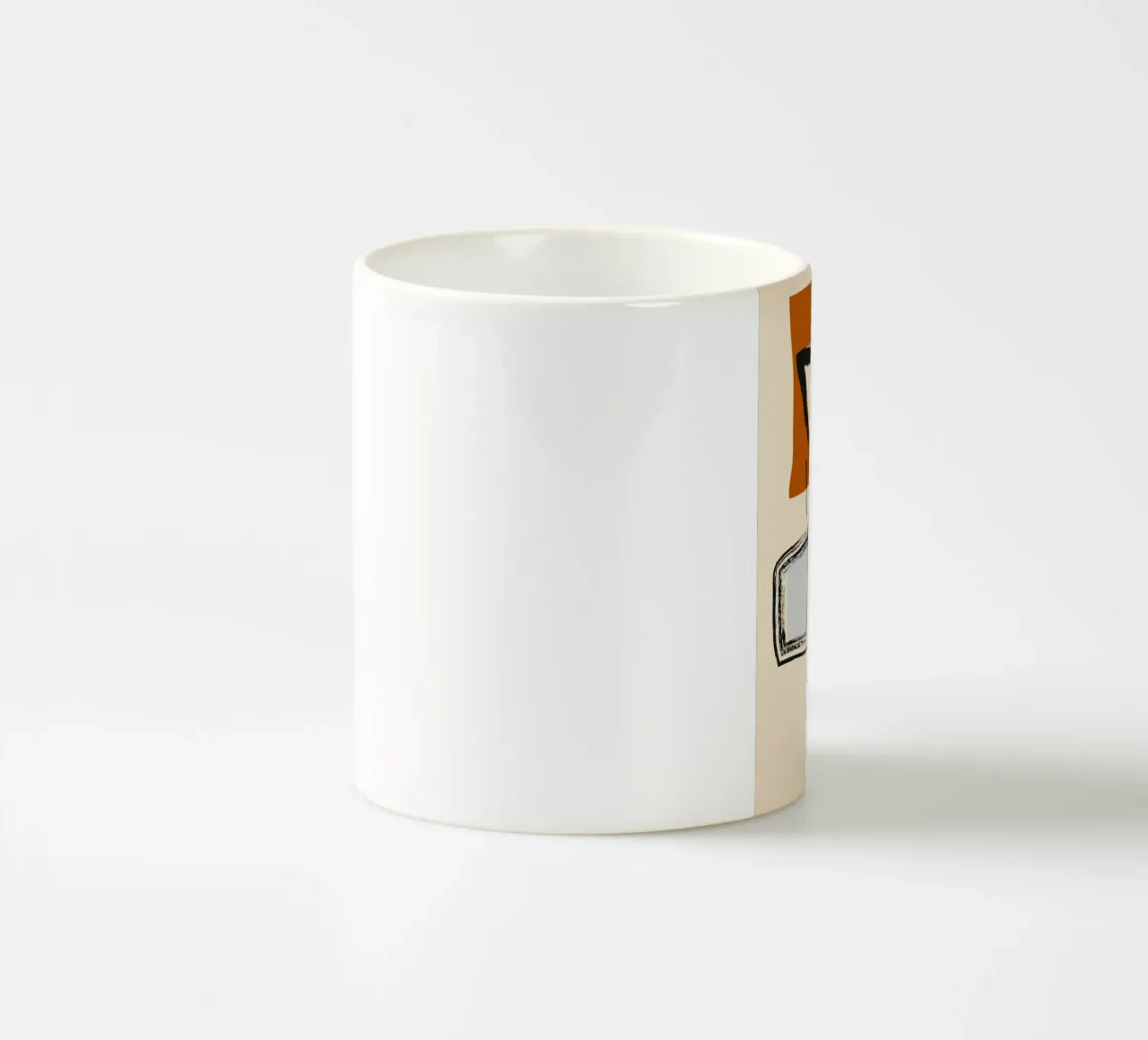 Abstract shapes tazza in ceramica da LisaArtes