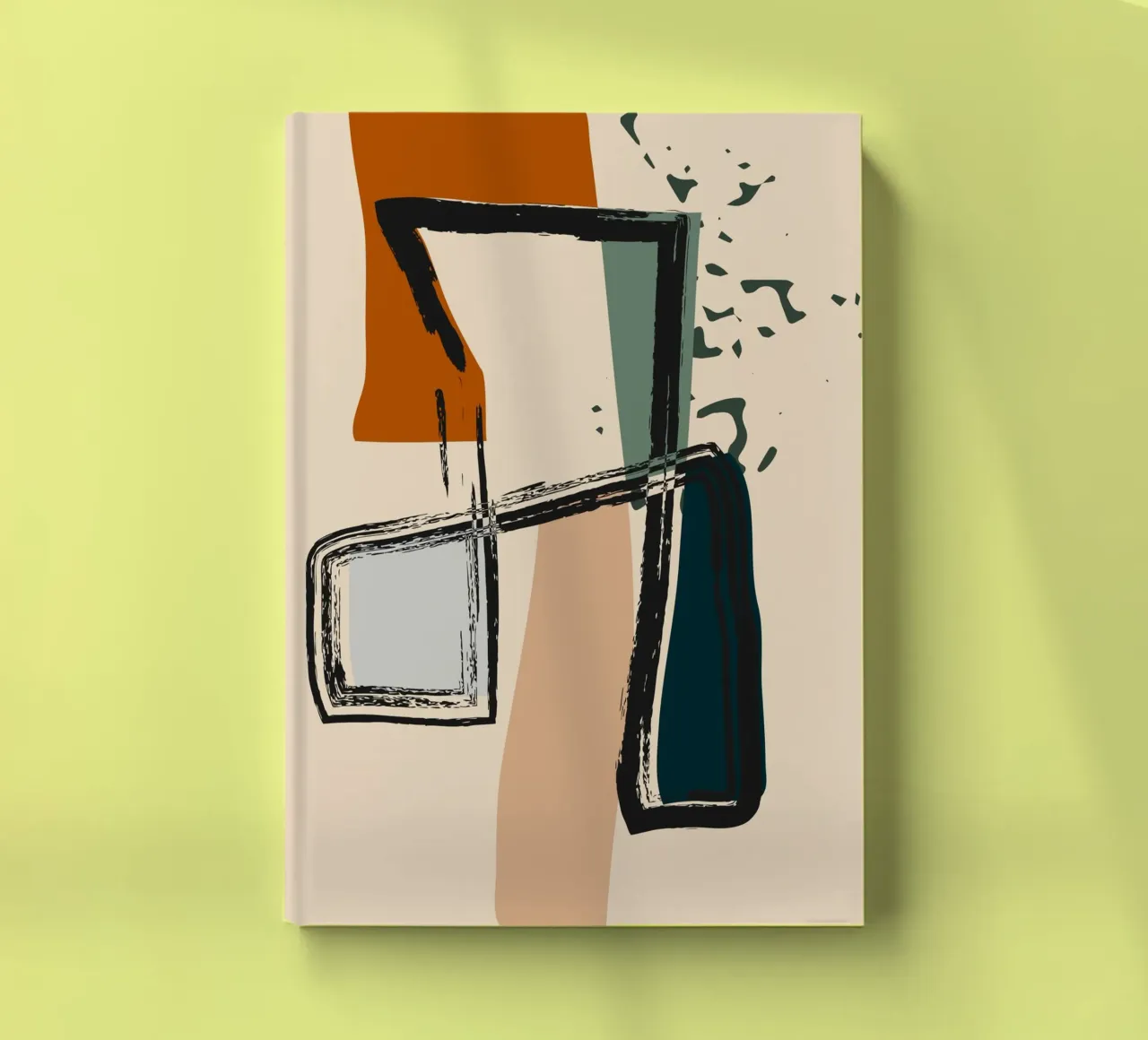 Abstract shapes notebook by LisaArtes