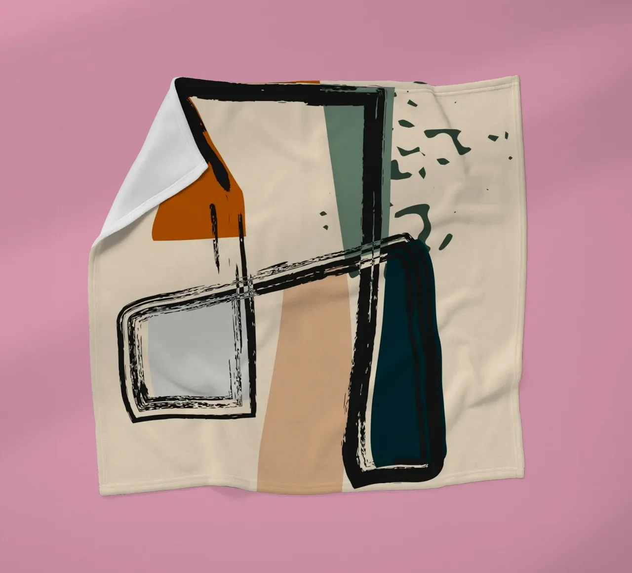 Abstract shapes coperta in pile da LisaArtes