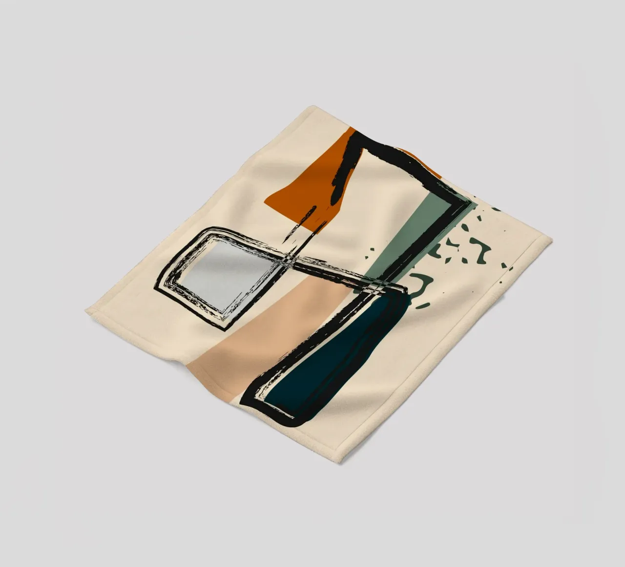 Abstract shapes coperta in pile da LisaArtes