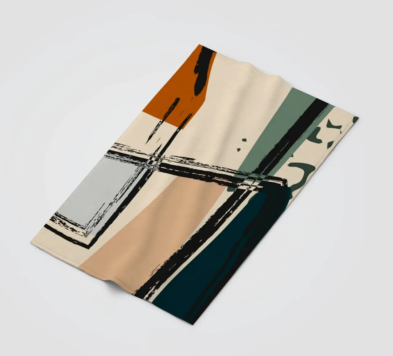 Abstract shapes coperta in pile da LisaArtes