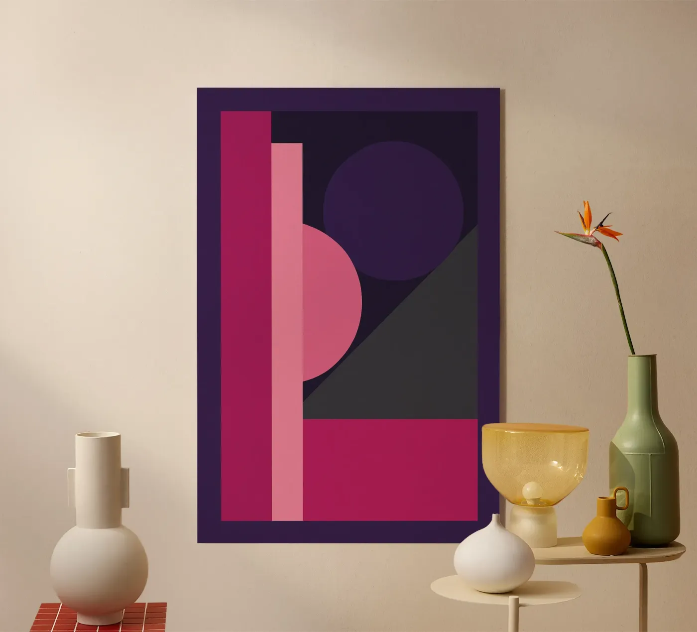 Purple Moon plexiglass da Studio M