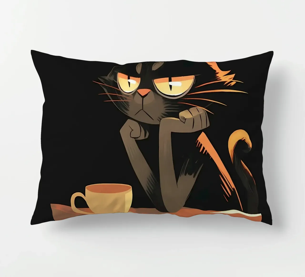 Mattina senza caffè gatto cuscino da Bartosz Powalka