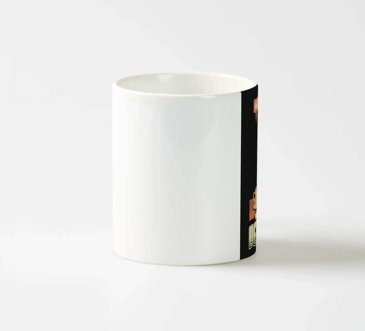 Mattina senza caffè gatto tazza in ceramica da Bartosz Powalka