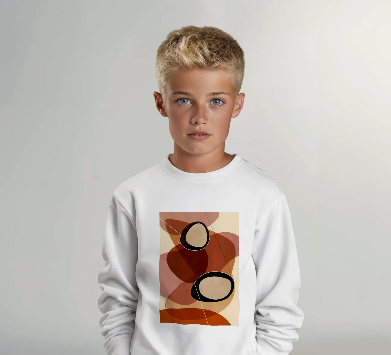 Arte minimale 83 felpa bambino da Aiden Garcia