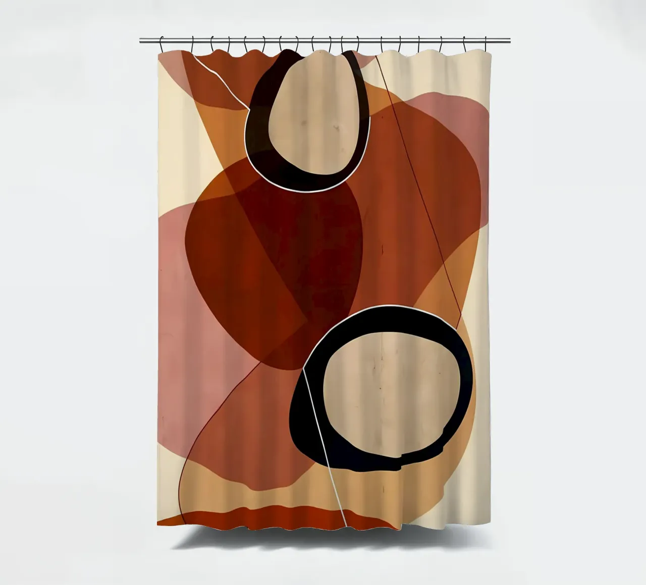 Minimal Art 83 Duschvorhang von Aiden Garcia