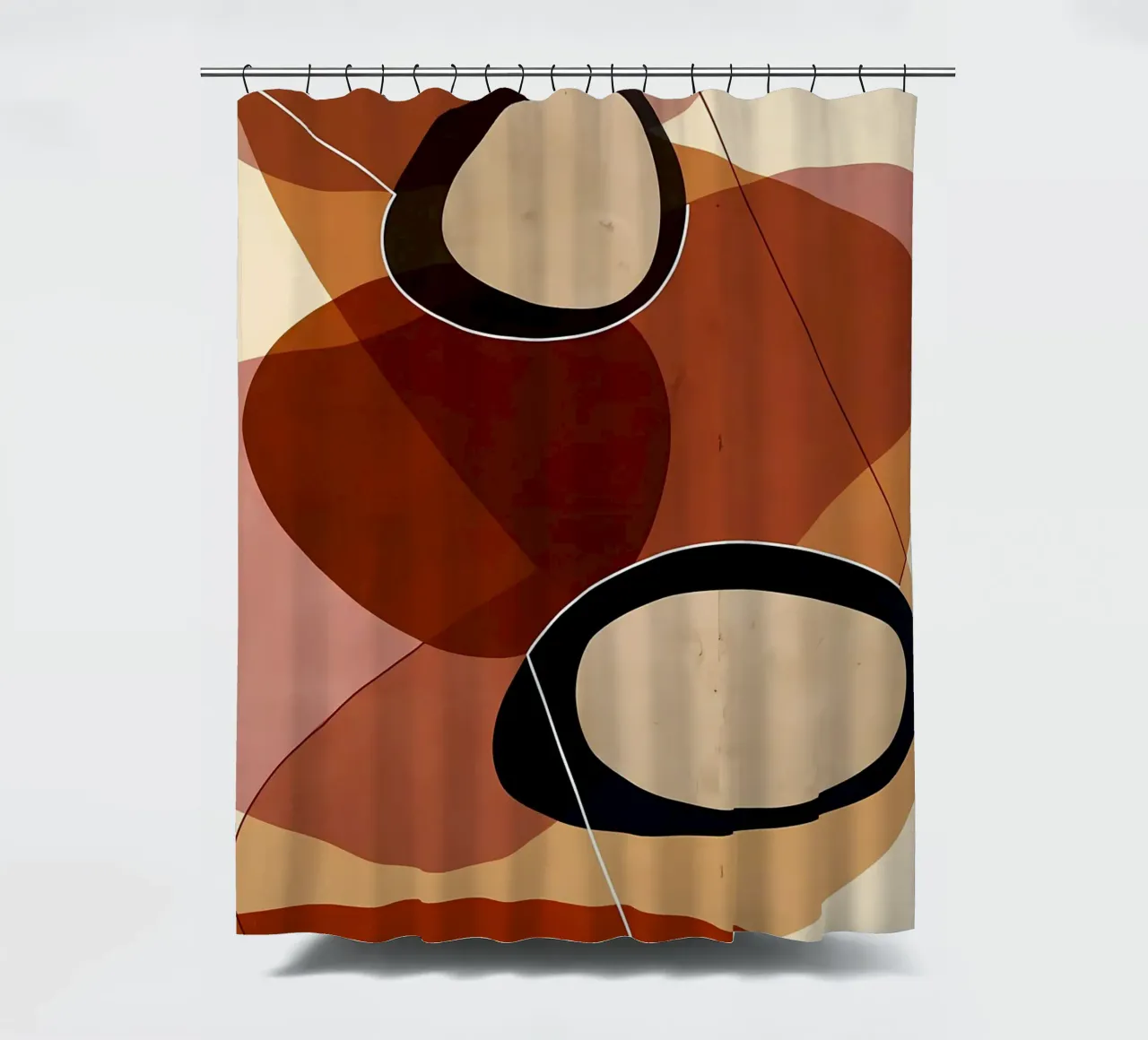 Minimal Art 83 Duschvorhang von Aiden Garcia