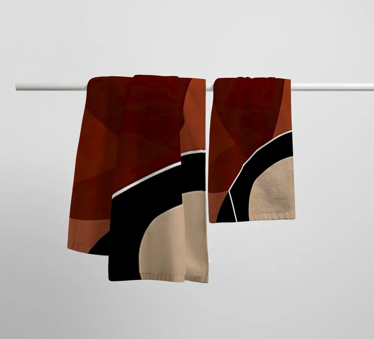 Minimal Art 83 towel by Aiden Garcia