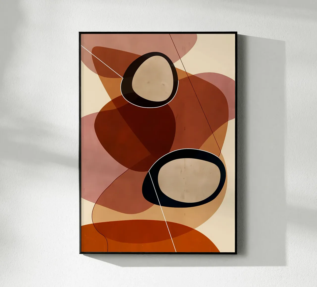 Minimalistische Kunst 83 acryl van Aiden Garcia