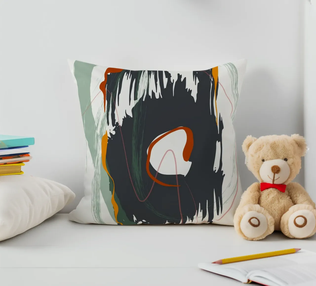 Bold brushstrokes cuscino da edsonramosart