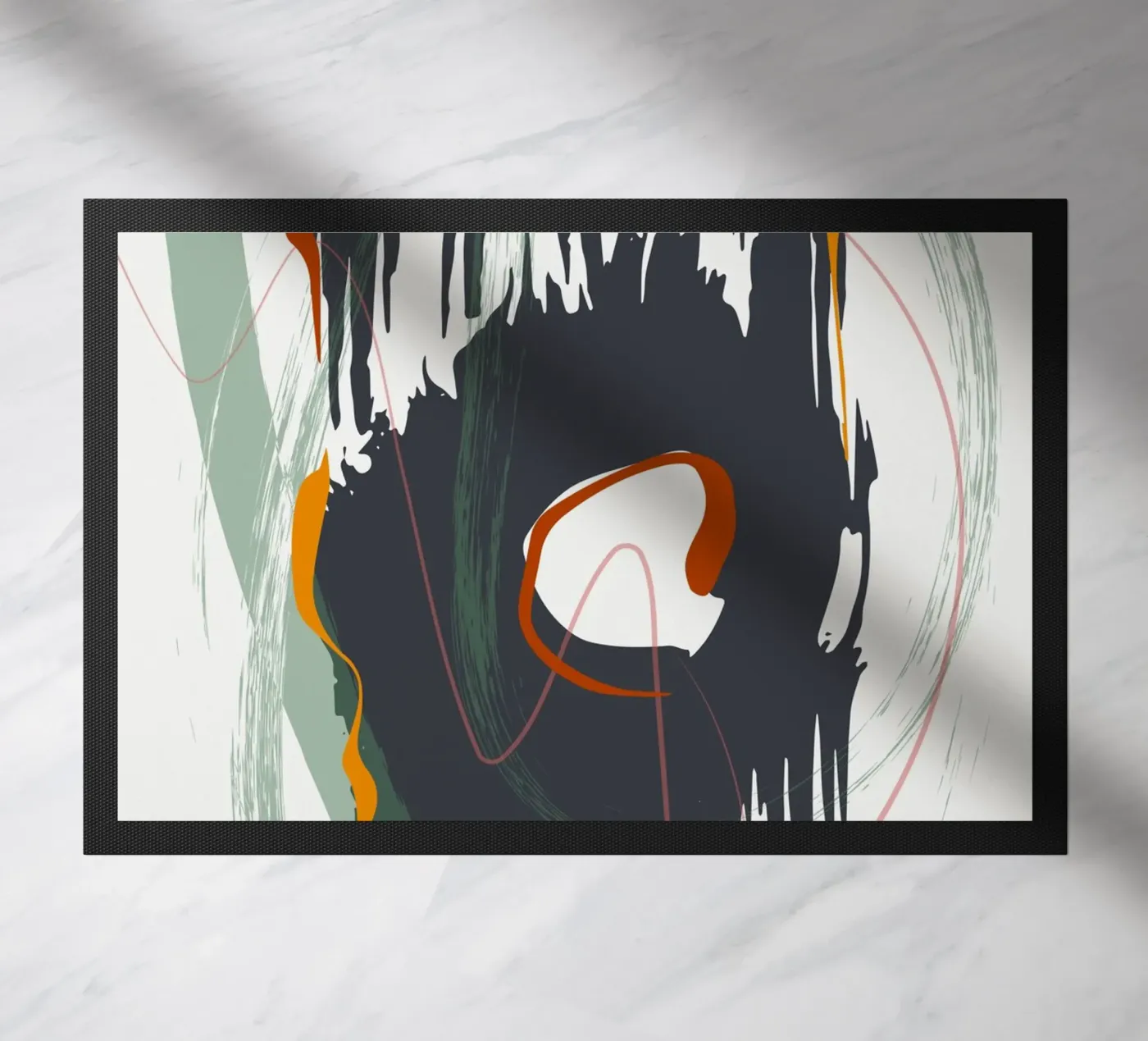 Bold brushstrokes doormat by edsonramosart